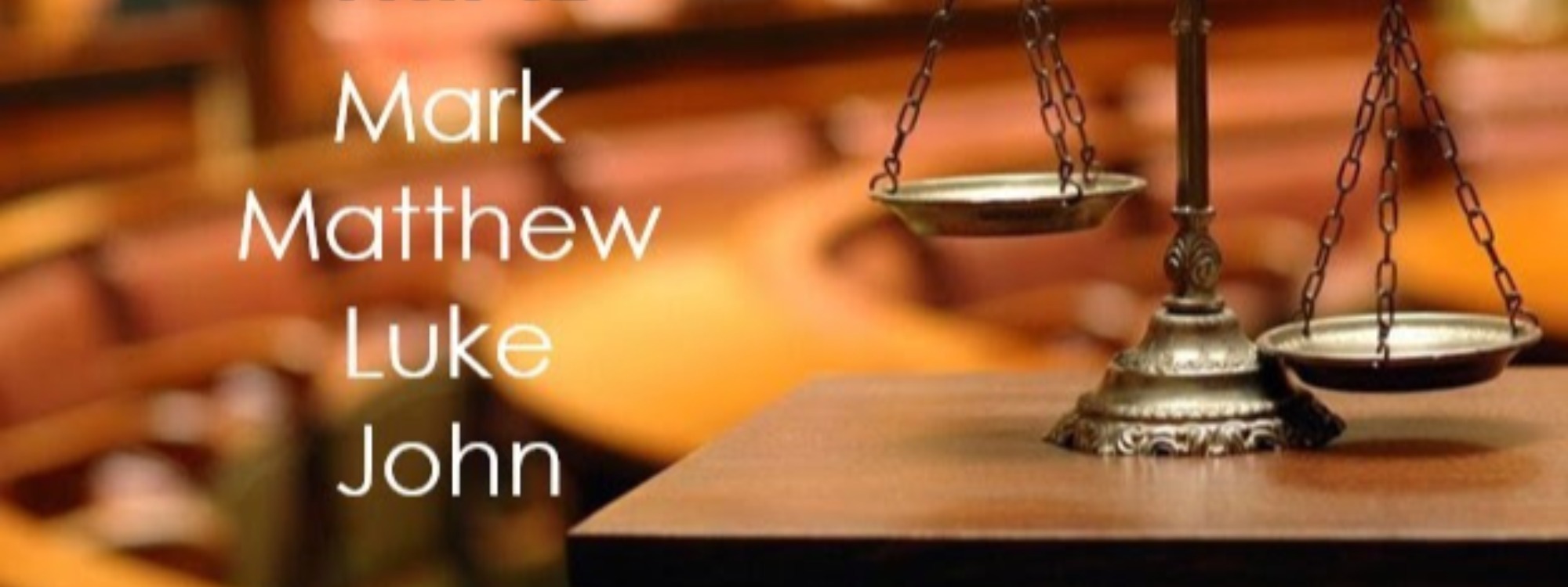 **Jesus on Trial - Our current teaching series