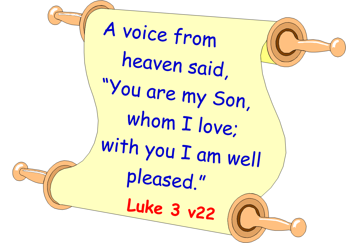 Memory verse Luke 3v22