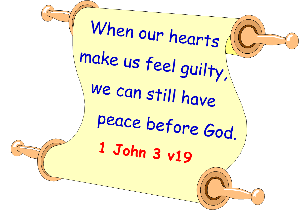 Memory verse 1 John 3 v19