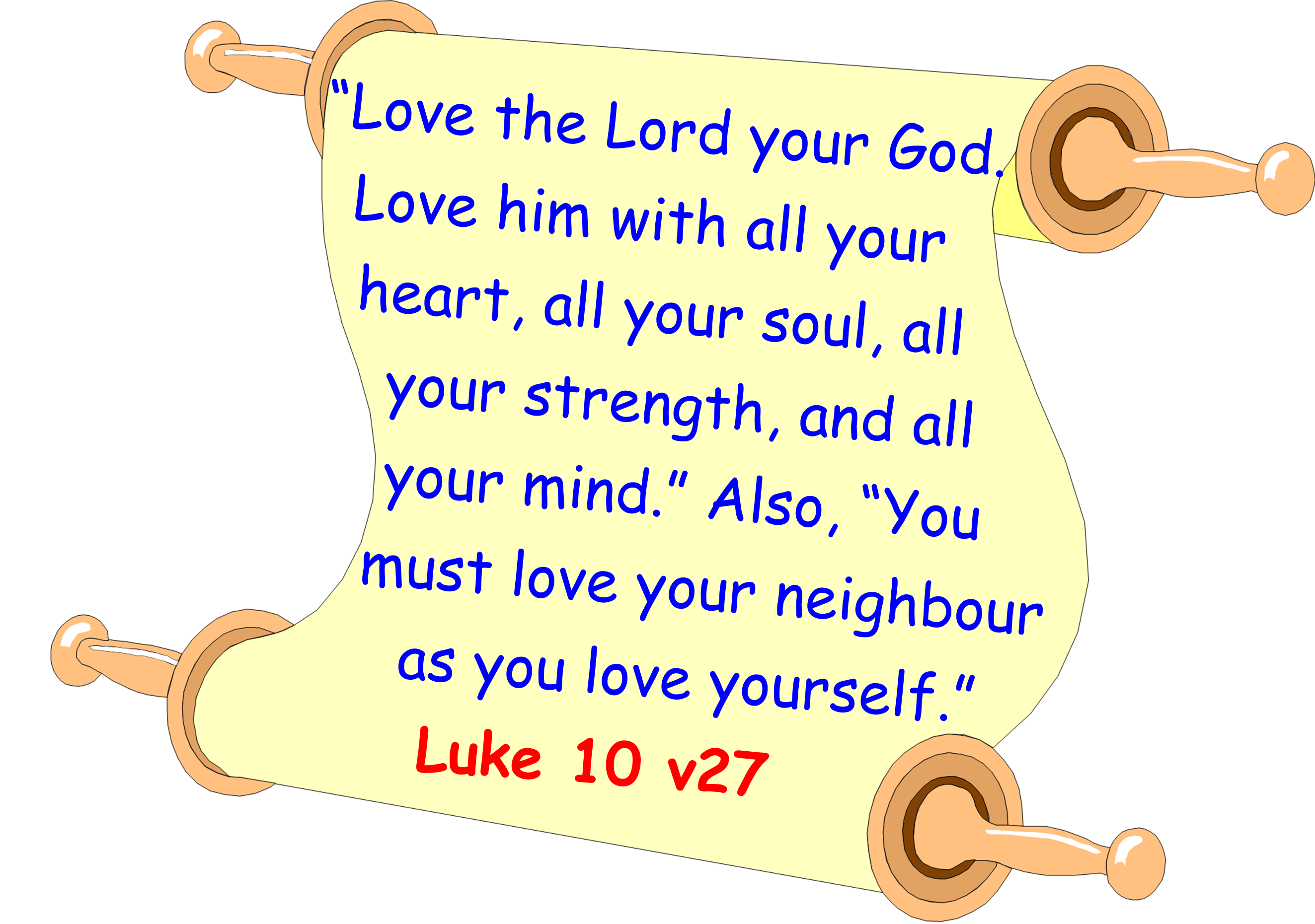 Memory verse Luke 10v27